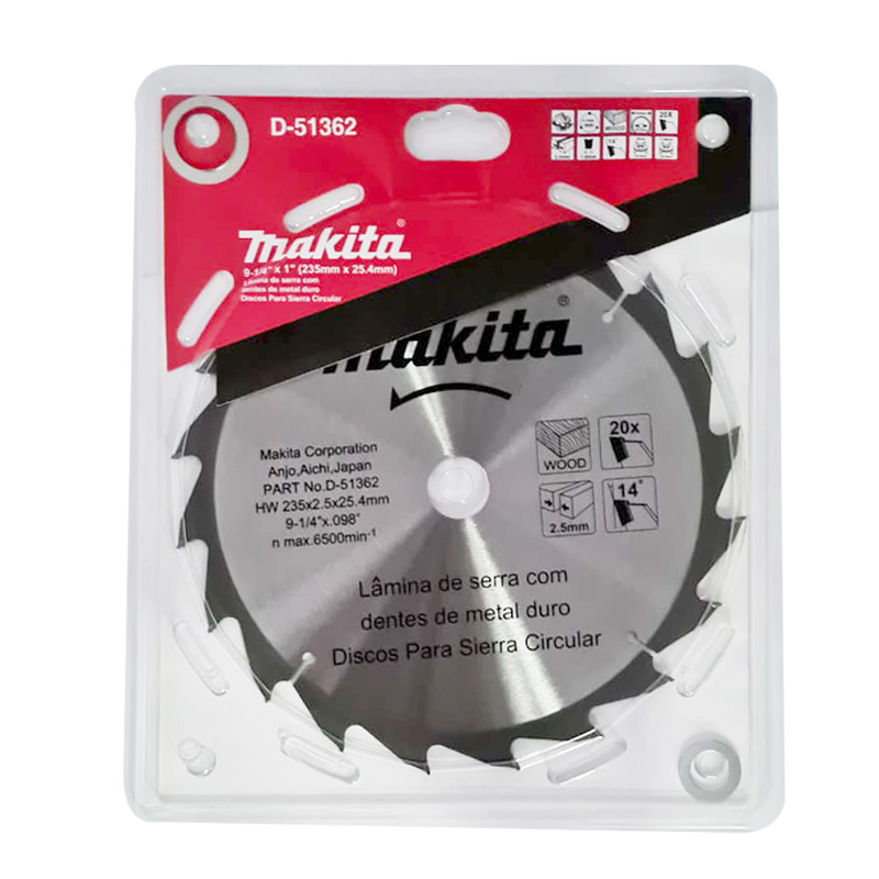 SERRA WIDEA MAKITA 9.1/4X20X25