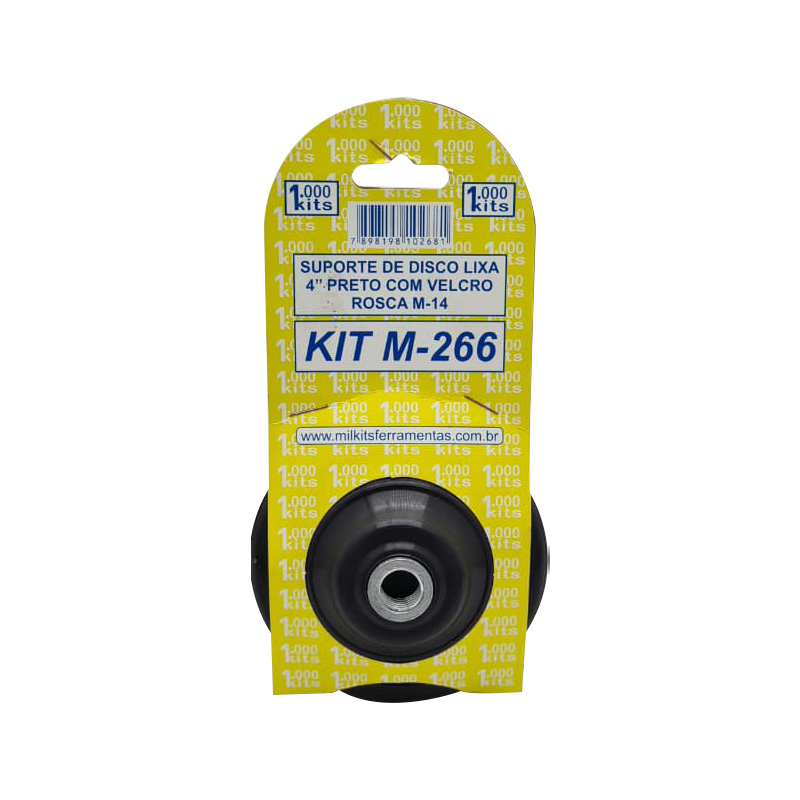 SUPORTE DISCO LIXA C/VELCRO ROS.M14