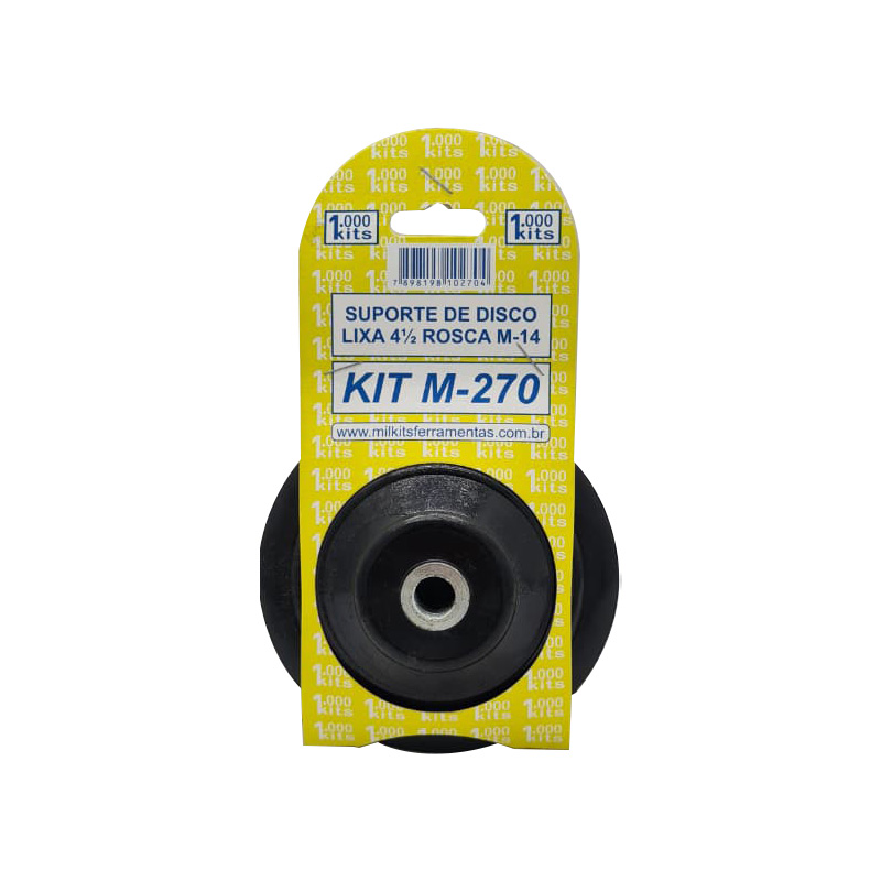 SUPORTE DISCO LIXA  4.1/2 ROSCA M14