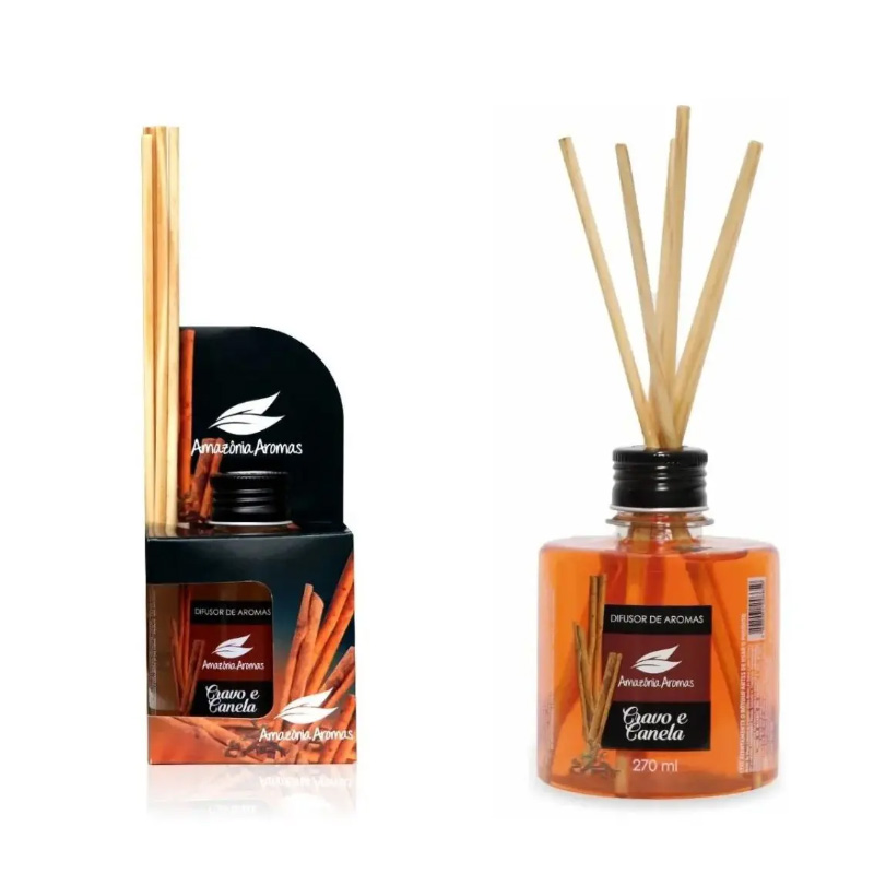 DIFUSOR AROMA AMZ.CRAVO/CANEL 270ML