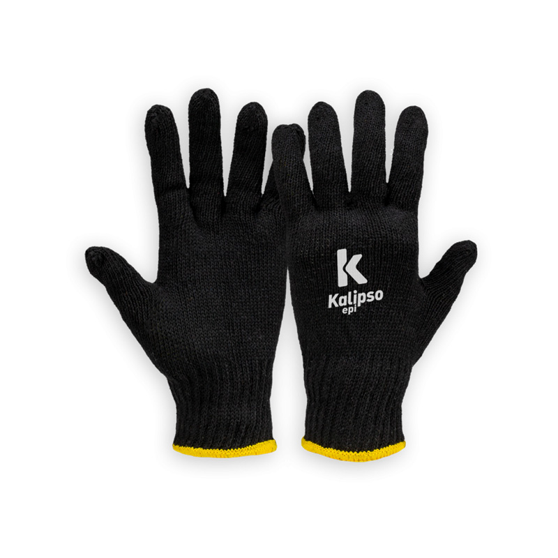 LUVA MALHA TRIC.KALIPSO PRETA T09