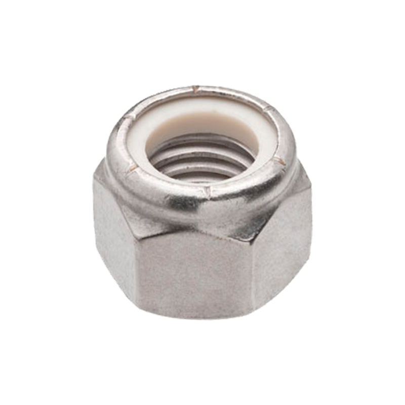 PORCA TRAVANTE C/NYLON H 5/8 C/25