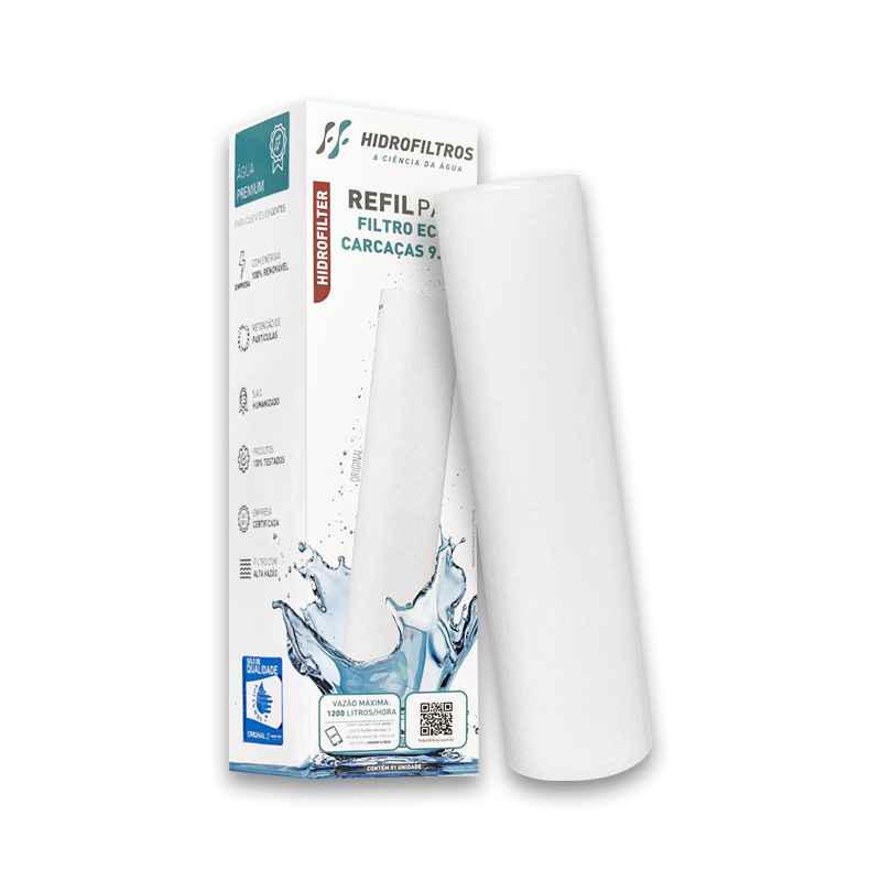 REFIL HIDROFILTROS ECO 25MICR.9.3/4