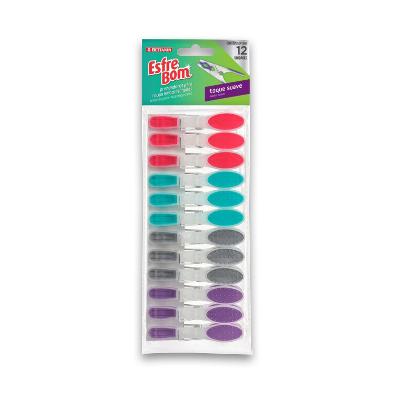 PRENDEDOR ESFREBOM PLAST.EMBOR.C/12