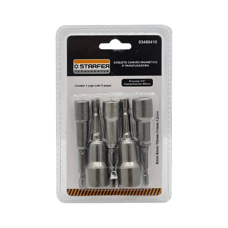 SOQUETE CANHAO STARF.JG.6 A 13MM-5P