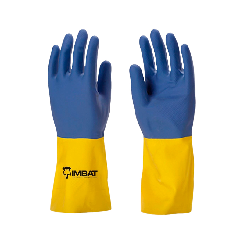 LUVA LATEX IMBAT NEOPRENE AM/AZ 09