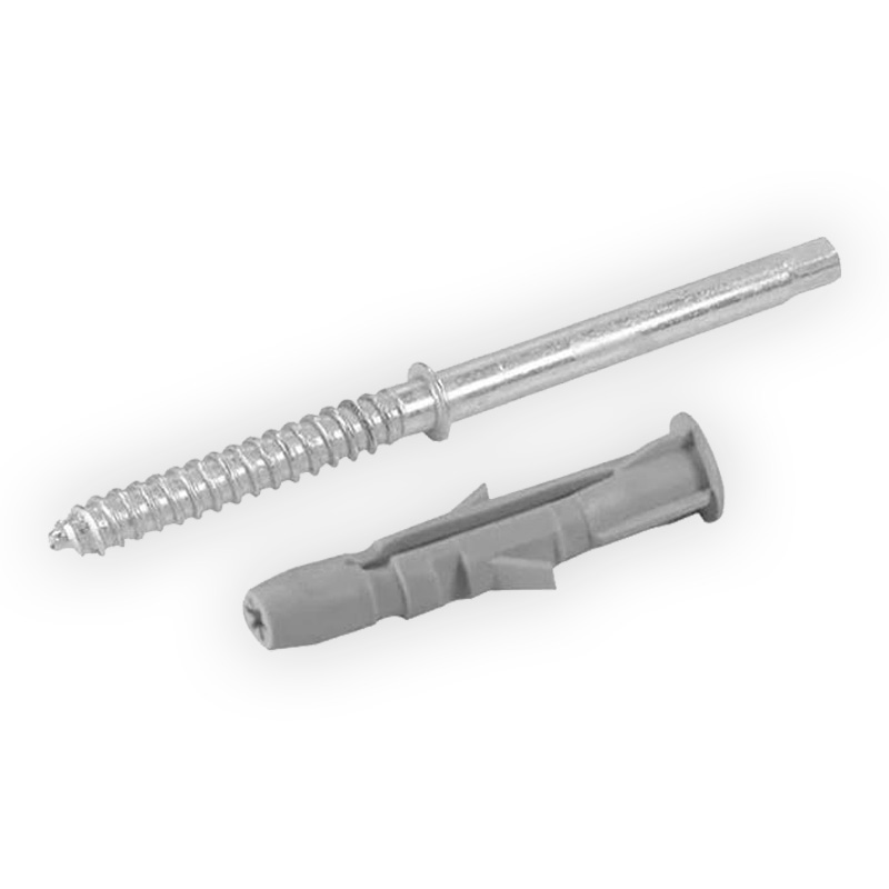 SUPORTE PRAT.INVISIV.12CM ZINC/BUCH