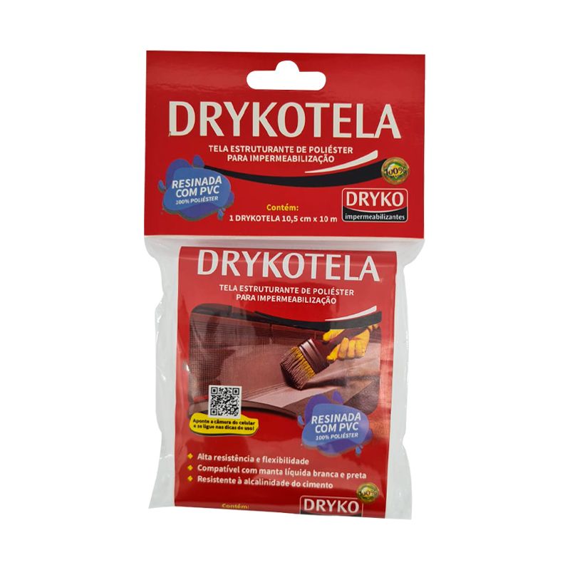 TELA RESINADA DRYKO 10CM X 10MT