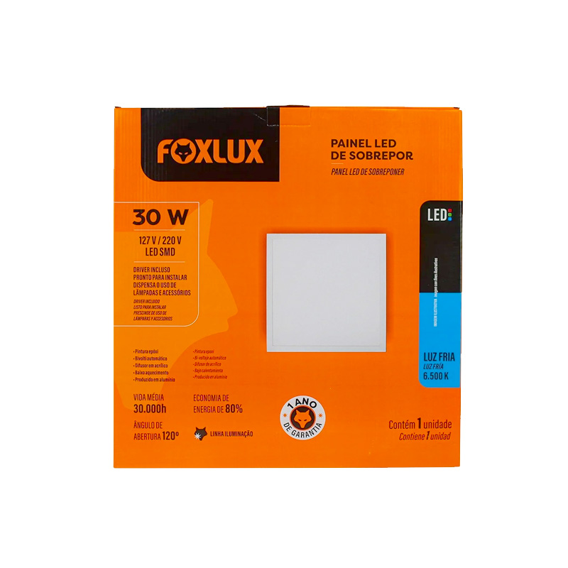 LUM.LED SOB QDR FOXLUX 30W 6500K