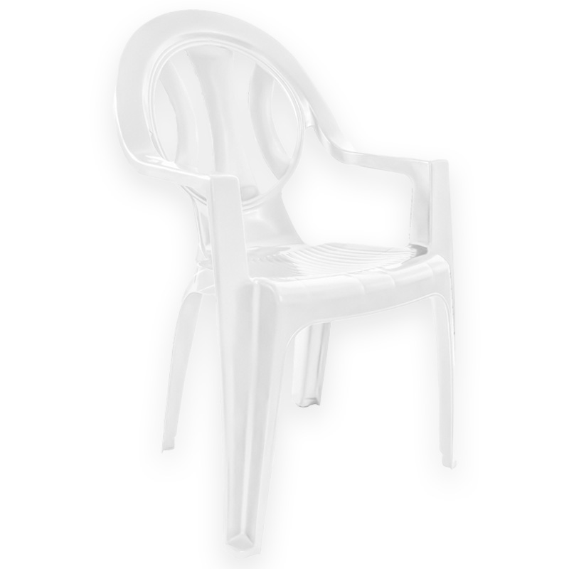 CADEIRA PLAST.POLTRONA ARCOS BRANCA