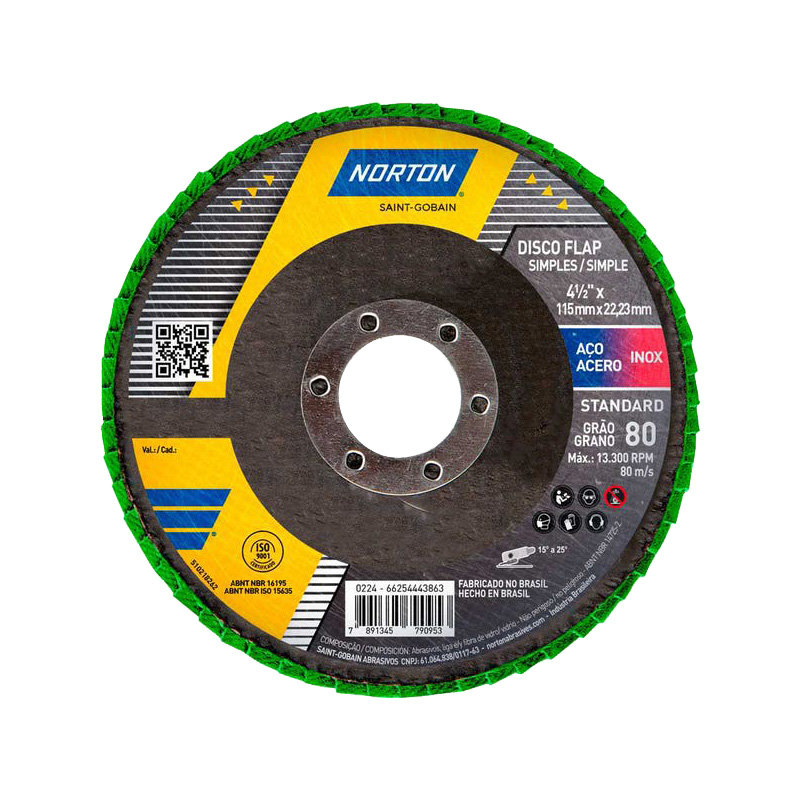 DISCO FLAP NORTON STAND 4.1/2X 80