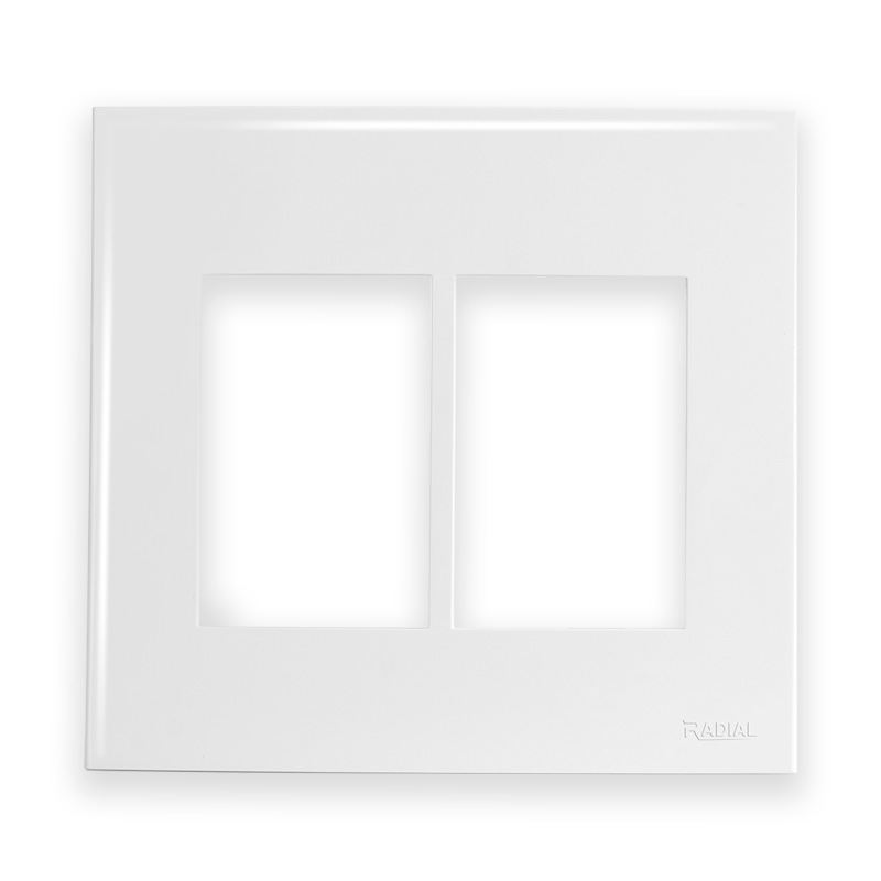 PLACA RADIAL OURO BRANCA 4X4 6 MOD.