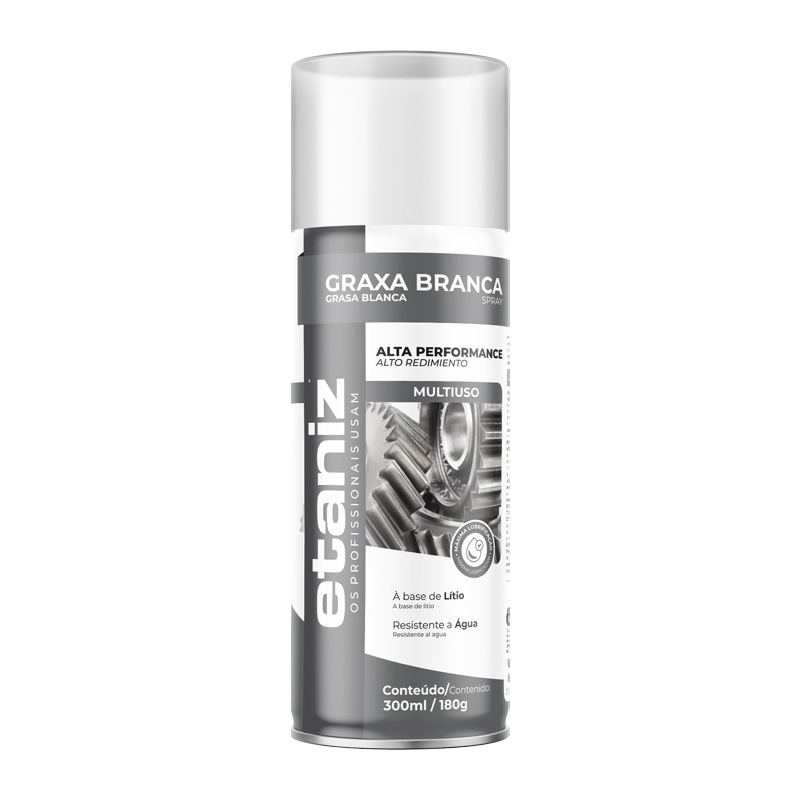 GRAXA EM SPRAY BRANCA ETANIZ 300ML