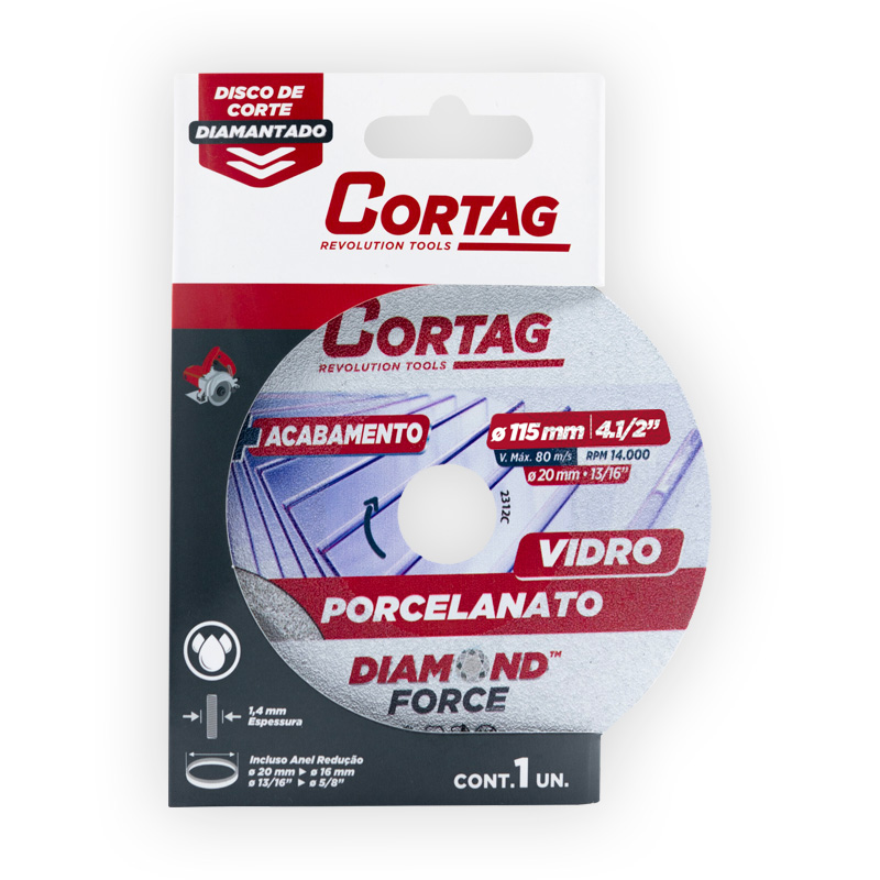 DISCO DIAM.CORTAG PORC/VIDRO 115MM