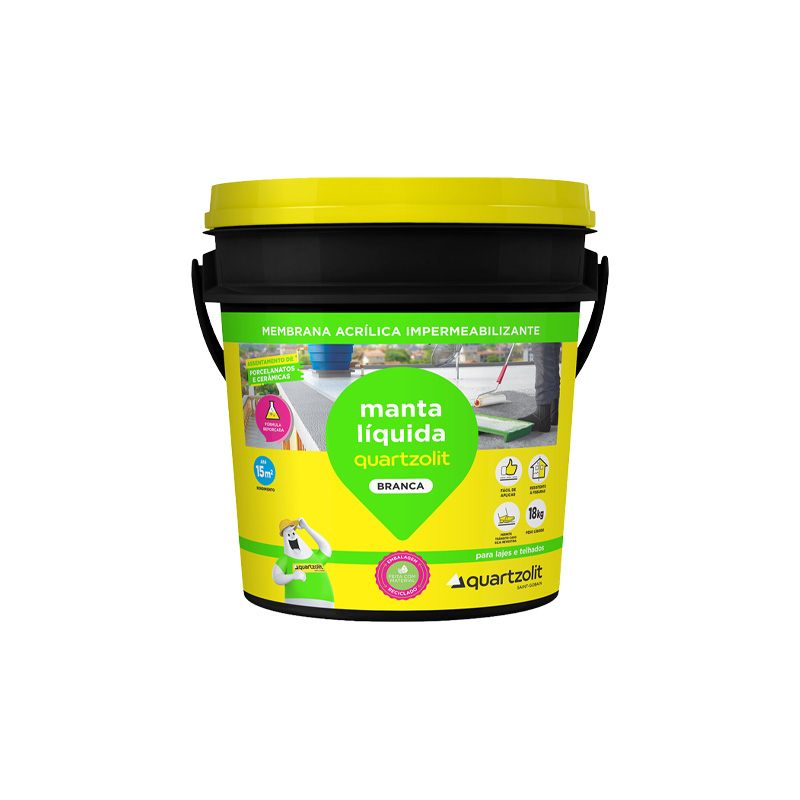 MANTA LIQ. BRANCA QUARTZOLIT.18KG