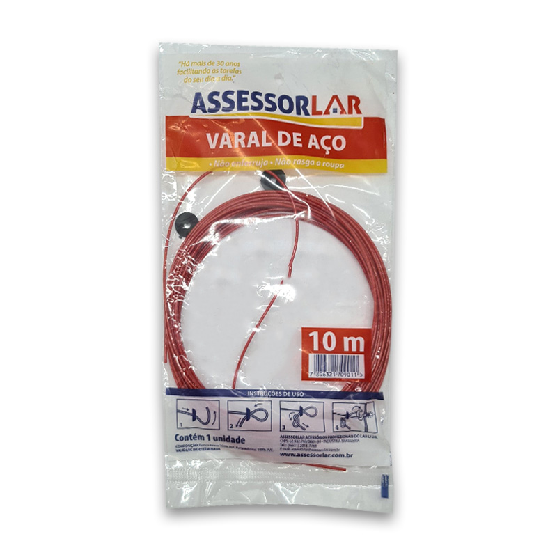 VARAL DE ACO ASSESSOLAR 10MT-901