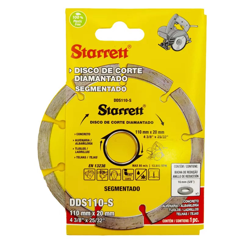 DISCO DIAM.STARRETT SEGMENTADO