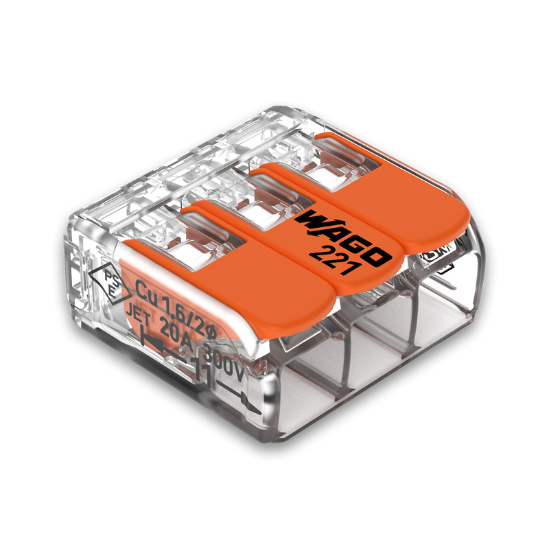 CONECTOR WAGO EMENDA 03P 221-4MM