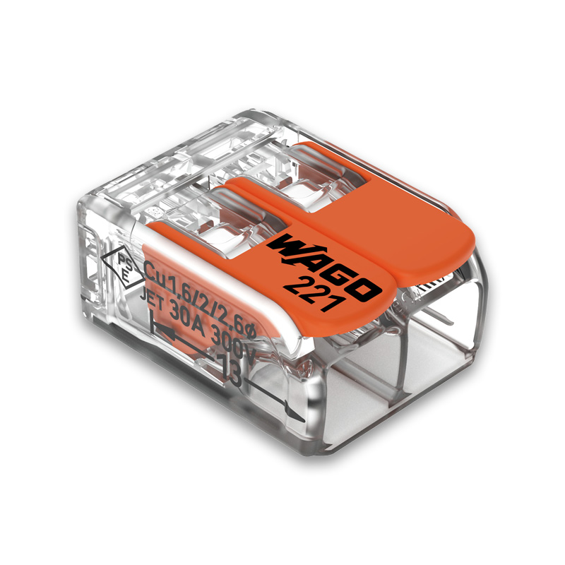 CONECTOR WAGO EMENDA 02P 221-6MM
