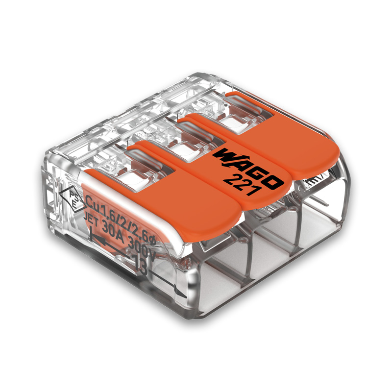 CONECTOR WAGO EMENDA 03P 221-6MM