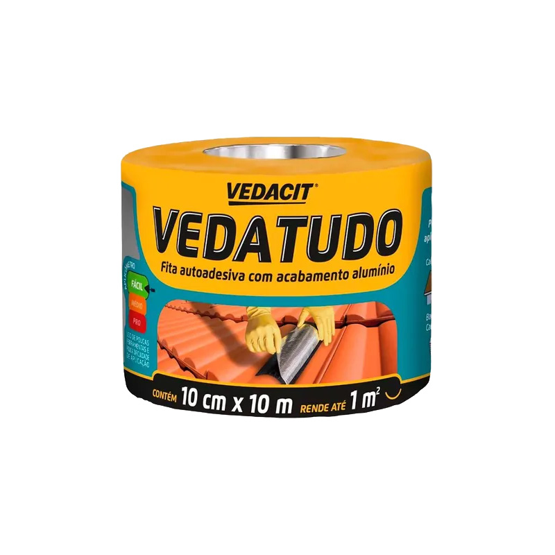 FITA VEDA TUDO VEDACIT 10CMX10MT