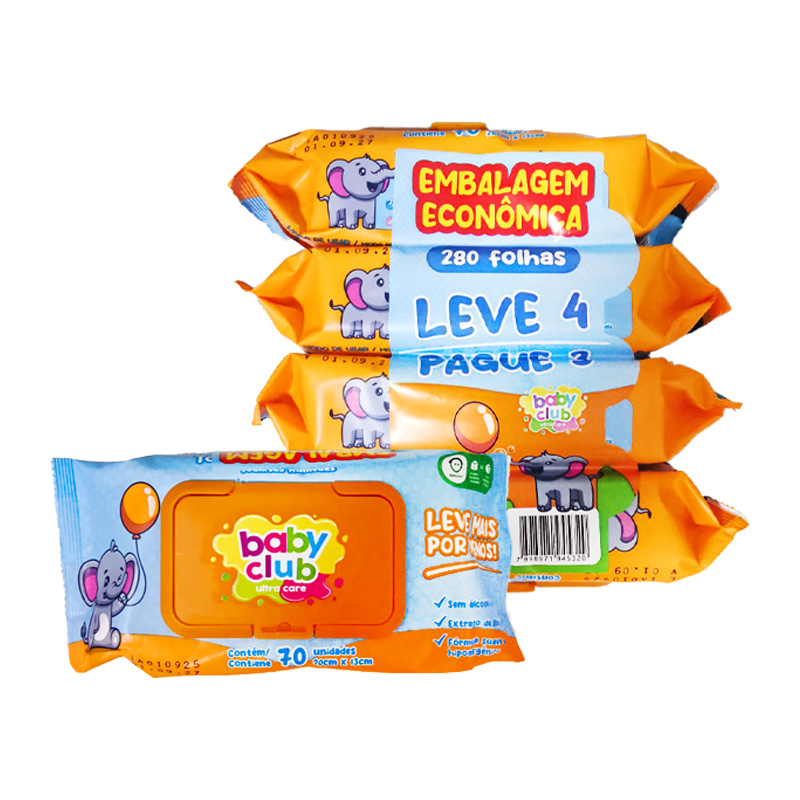 TOALHA UMED.B.CLUB U.CARE PACK C/4