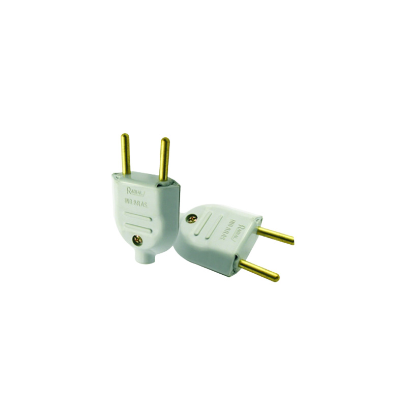 PINO MACHO 2P RADIAL 10A BRANCO