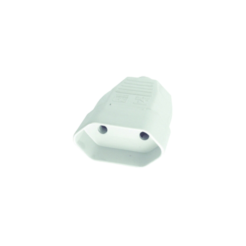 PINO FEMEA 2P RADIAL 10A BRANCO