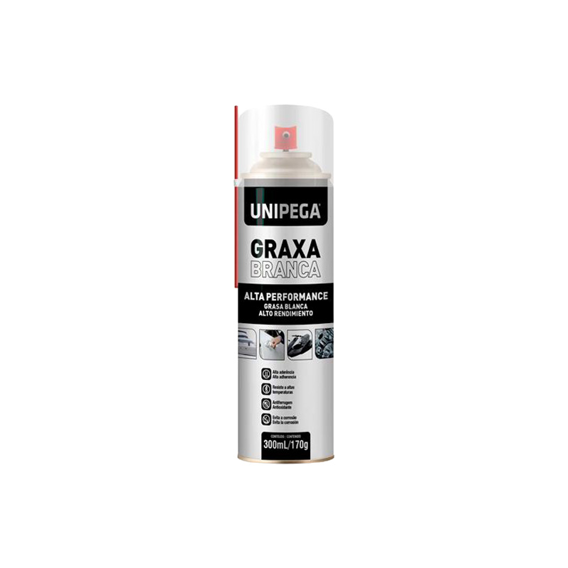 GRAXA EM SPRAY UNIPEGA BRANCA 300ML
