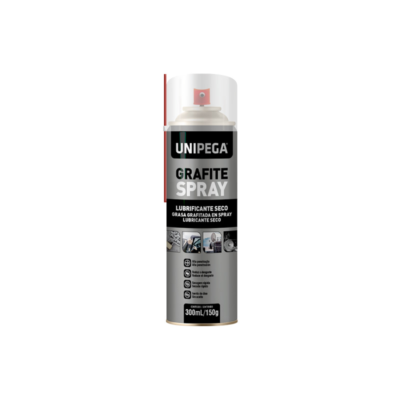 GRAFITE SPRAY UNIPEGA 300ML/150G