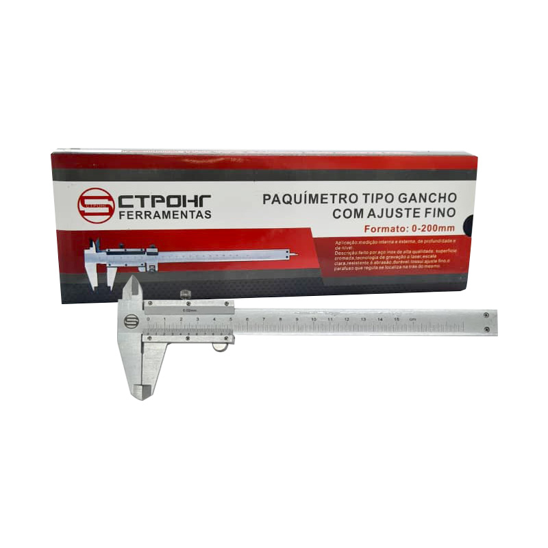 PAQUIMETRO CTPOHR ACO 200MM