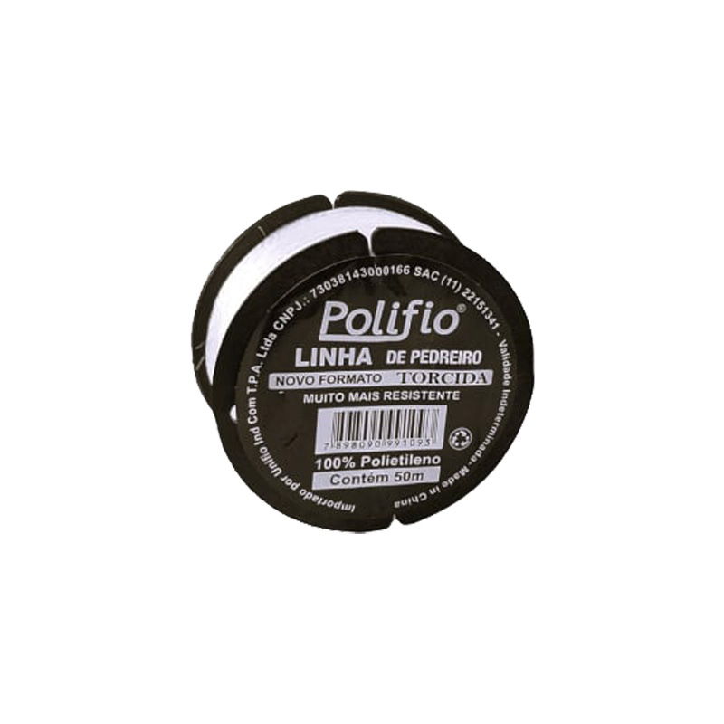 LINHA P/PED.POLIFIO TORCIDA C/ 50M