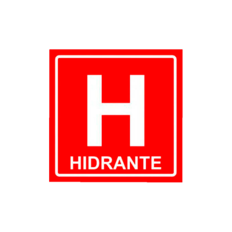 PLACA SINAL.20X20 LUM.HIDRANTE