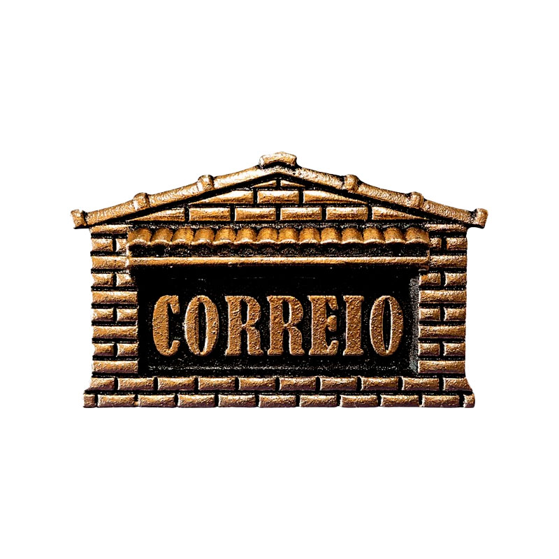 CAIXA CARTA ALUM/CHAPA PTO/OURO - 7