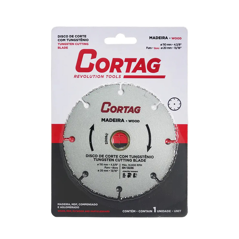 DISCO CORTAG TUNGSTENIO MAD.110MM